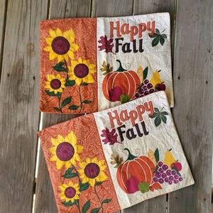 "Happy Fall" placemats